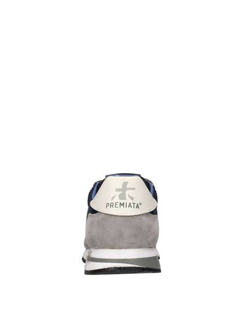 Sneakers in pelle e tessuto PREMIATA | ERIC VAR 6138BLU-GRIGIO-BEIGE